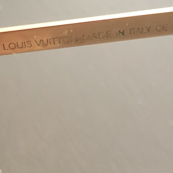 Louis Vuitton gold rimmed sunglasses - Picture 2 of 3